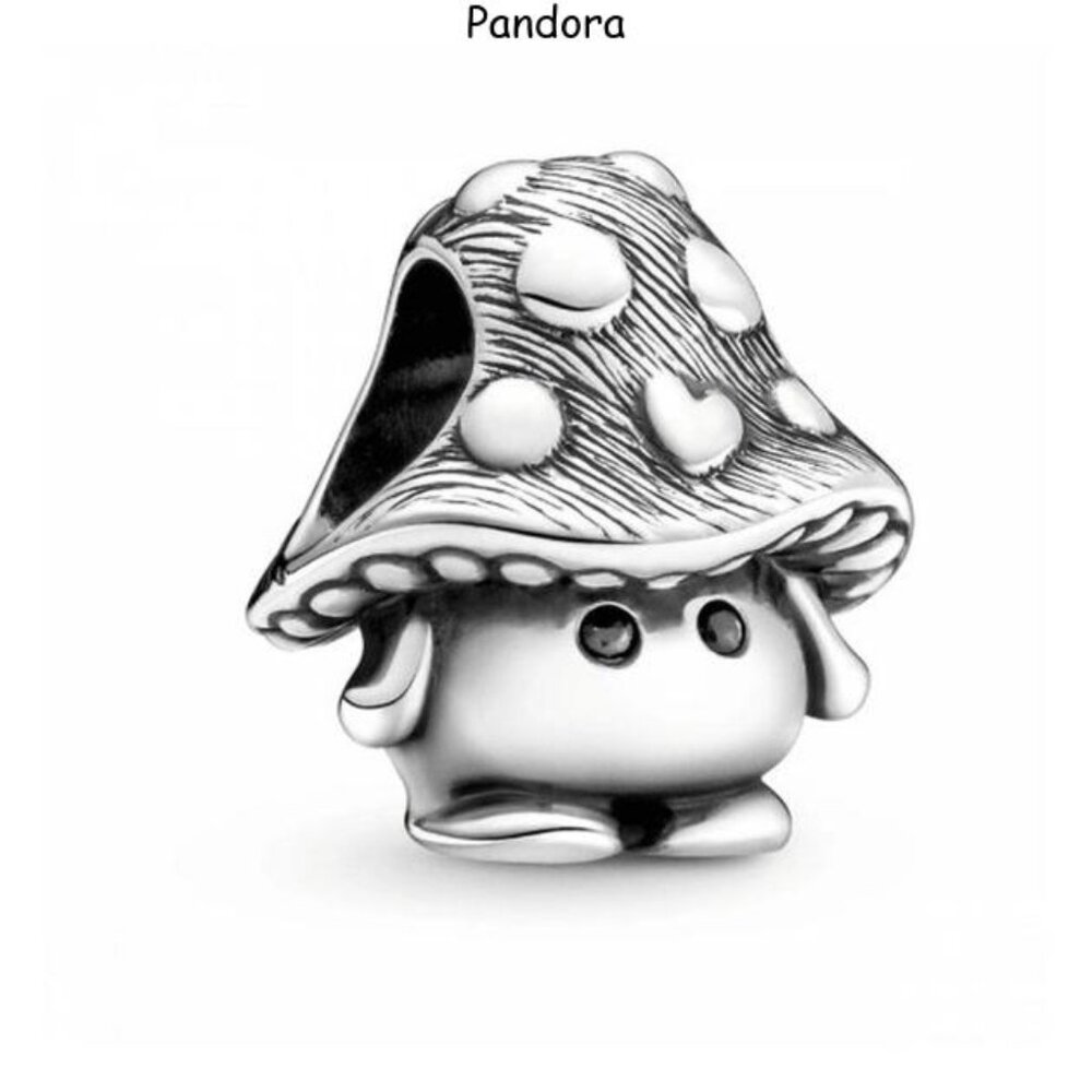 Pandora Silver Mushroom Charm